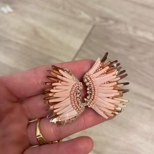 Mignonne Gavigan Wing Earrings Pink